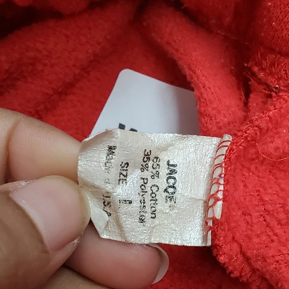 VINTAGE San Francisco 49ers Boys Sweatpants L Red JACQE 90s USA READ